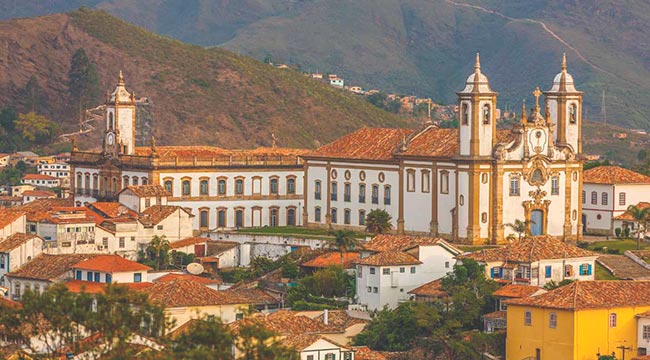 Kolonial-Architektur in Ouro Preto / BRASILIEN