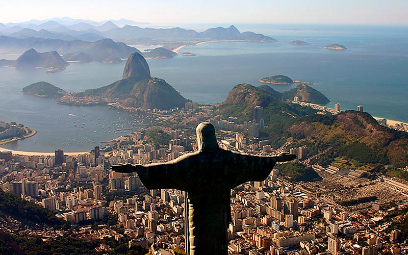 Überblick auf Rio de Janeiro / BRASILIEN